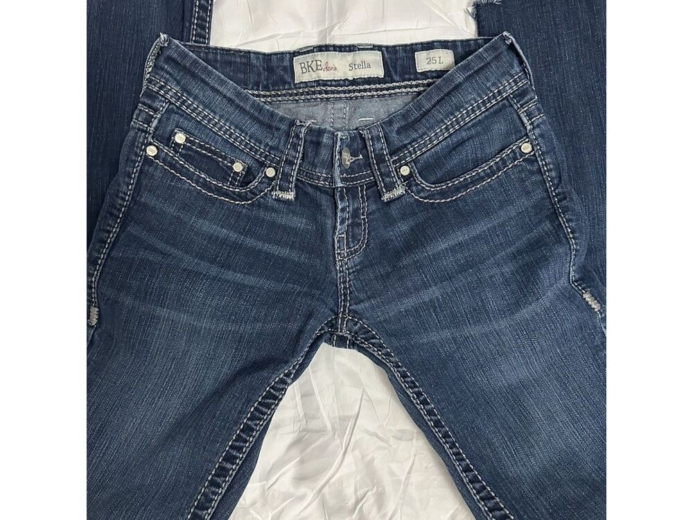 BKE Skinny & Slim Jeans Blue Medium Wash Stretch 5-Pocket Women’s Denim
